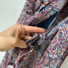 Load image into Gallery viewer, Banana Republic Tie-Back Midi Dress Blue Ash SP