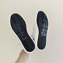 Load image into Gallery viewer, P448 Palm High Top Lace Up Round Toe Sneakers White/Gold 37