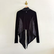 Load image into Gallery viewer, Lululemon Your Best Breath Cardigan Wrap Sweater Black 4