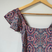 Load image into Gallery viewer, Banana Republic Tie-Back Midi Dress Blue Ash SP