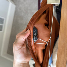 Load image into Gallery viewer, Prettygarden Strapless Ribbed Side Slit Bodycon Maxi Dress Brown S NWT