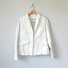 Load image into Gallery viewer, Anthropologie Single-Breasted Notch Lapel Long Sleeve Blazer White 12