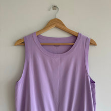 Load image into Gallery viewer, Athleta Seasoft Midi Dress in Orchid Purple L