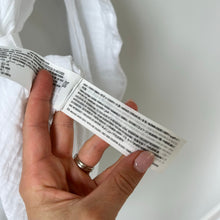 Load image into Gallery viewer, Abercrombie & Fitch Gauze Cotton Long Sleeve Swim Cover Up Shirt White M NWT