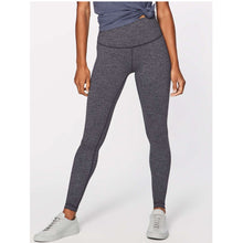 Load image into Gallery viewer, Lululemon Wunder Under High Rise Leggings Variegated Knit Heathered Black 6