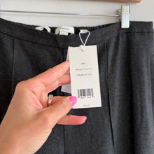 Load image into Gallery viewer, Vince Brushed Wool Mid Rise Straight Leg Trouser Pants Dark Gray L NWT