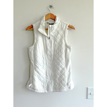 Load image into Gallery viewer, Athleta Zip Up Mock Neck Insulated Outdoor Quilted Vest White M