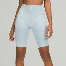 Load image into Gallery viewer, Lululemon Fast and Free Short 10" City Grit White Blue Fog 4