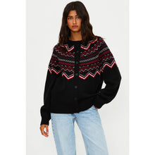 Load image into Gallery viewer, Beach Riot x Anthropologie Zigzag Seraphine Knit Button Front Cardigan M