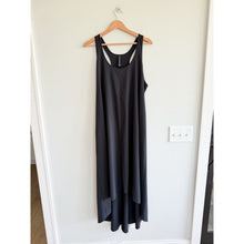 Load image into Gallery viewer, Athleta Presidio Racerback High Low Hem Casual Tank Dress Black L
