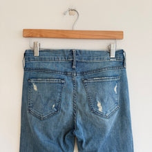 Load image into Gallery viewer, Mother The Looker Crop High Rise Ripped Denim Jeans Blue 26