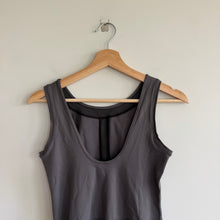 Load image into Gallery viewer, Lululemon Ride Inside Tank High Neck Top Soot Light Grey 6 NWT