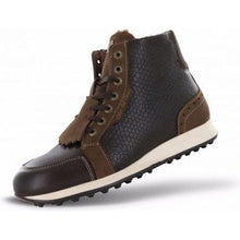Load image into Gallery viewer, Duca del Cosma Paloma Leather Waterproof Spikeless Winter Golf Boots Brown 7.5