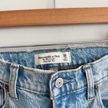 Load image into Gallery viewer, Abercrombie The 90's Straight The Ultra High Rise Curve Love Jeans Blue 26