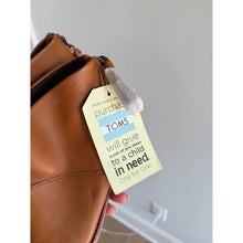 Load image into Gallery viewer, Toms Leila Leather Block Heel Round Toe Ankle Boots Brown 7.5 NEW