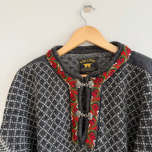 Load image into Gallery viewer, Vintage Volund Wool Nordic Fair Isle Embroidered Crew Neck Pullover Sweater XS