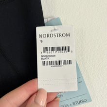 Load image into Gallery viewer, Zella Gossip Ankle Zip Mesh Hem Leggings Black S