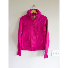 Load image into Gallery viewer, Lululemon Calm & Cozy Zip Up Mock Neck Basic Jacket Raspberry Pink 8