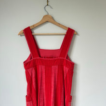 Load image into Gallery viewer, Anthropologie Maeve Tonal Striped Sleeveless Pocket Midi Dress XS