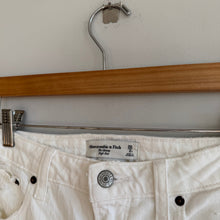 Load image into Gallery viewer, Abercrombie & Fitch The Skinny High Rise Jeans White 26
