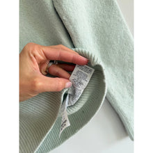 Load image into Gallery viewer, Tory Burch Merino Wool Crew Neck Pullover Sweater Seafoam Green XS