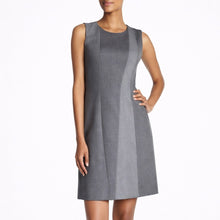Load image into Gallery viewer, Elie Tahari Colorblock Pattern Sleeveless Sheath Dress Gray 10