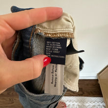 Load image into Gallery viewer, Madewell High Rise Denim Cuffed Stretch Jean Shorts in Blue 25