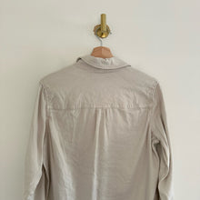 Load image into Gallery viewer, Level 99 Gina Button Front Long Sleeve Shirt Jacket Tan S