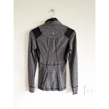 Load image into Gallery viewer, Lululemon Run Your Heart Out 1/2 Zip Colorblock Pullover Sweatshirt Gray 2