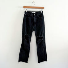 Load image into Gallery viewer, Abercrombie & Fitch The Ankle Straight Ultra High Rise Jeans Black
