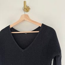 Load image into Gallery viewer, Lululemon The Sweater Life V-Neck Pullover Sweater Black 4