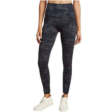 Load image into Gallery viewer, Spanx Camo Print High Rise Seamless Leggings Black Gray M