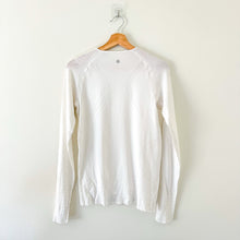 Load image into Gallery viewer, Lululemon Light Speed Long Sleeve Top White 10