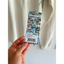 Load image into Gallery viewer, Chubbies The Saturday Driver Long Sleeve Pocket T-Shirt Cream S NWT