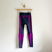 Load image into Gallery viewer, Lululemon About That Base High Rise Tight Black / Tender Violet 4