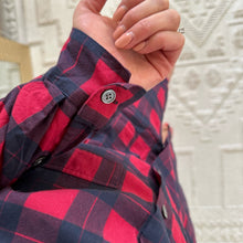 Load image into Gallery viewer, ATM Anthony Thomas Melillo Hollyberry Midnight Plaid Flannel Dress