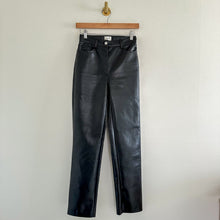 Load image into Gallery viewer, Wilfred The Melina High-Waisted Vegan Leather Pants Black 0 $148