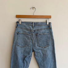 Load image into Gallery viewer, Agolde Toni Distressed Denim High Rise Stretch Skinny Leg Jeans Blue 25