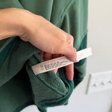Load image into Gallery viewer, Free People Colorblock Snap Front Pullover Sweatshirt Green S