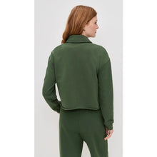 Load image into Gallery viewer, Perfectwhitetee Vinny Heavier Fleece Collared Cropped Sweatshirt Set Green M