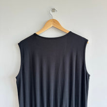 Load image into Gallery viewer, Tommy John Second Skin Cinched Sleeveless Blouson Dress Black L NWT