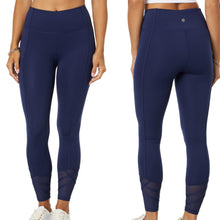 Load image into Gallery viewer, Lilly Pulitzer Luxletic Pull On High Rise Waist Activewear Leggings Blue M