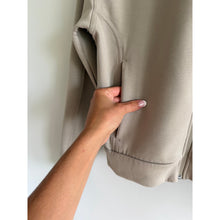Load image into Gallery viewer, UNRL Essence Full Zip Stretch Hoodie Sweatshirt Pebble Beige S