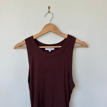 Load image into Gallery viewer, Michael Stars Wren Ribbed Midi Dress Espresso Brown M