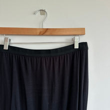 Load image into Gallery viewer, T by Alexander Wang Bubble Hem High Rise Pull On Pencil Skirt Black L