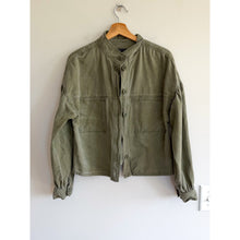 Load image into Gallery viewer, Sanctuary Keystone Collared Button Front Utility Shirt Jacket Green S