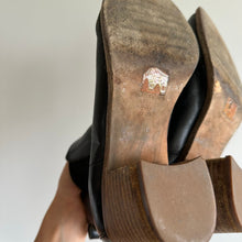 Load image into Gallery viewer, Madewell The Regan Leather Heeled Boot True Black 7.5