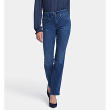 Load image into Gallery viewer, NYDJ Marilyn Straight High Rise Jeans Blue 10L