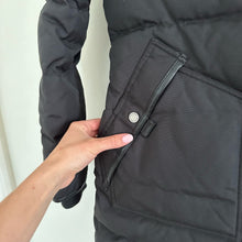 Load image into Gallery viewer, Pajar Hypoallergenic Down Feather Quilted Puffer Parka Jacket Black XS