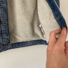 Load image into Gallery viewer, Mavi Jeans Frank Fleece Lined Button Front Denim Jacket Blue XS